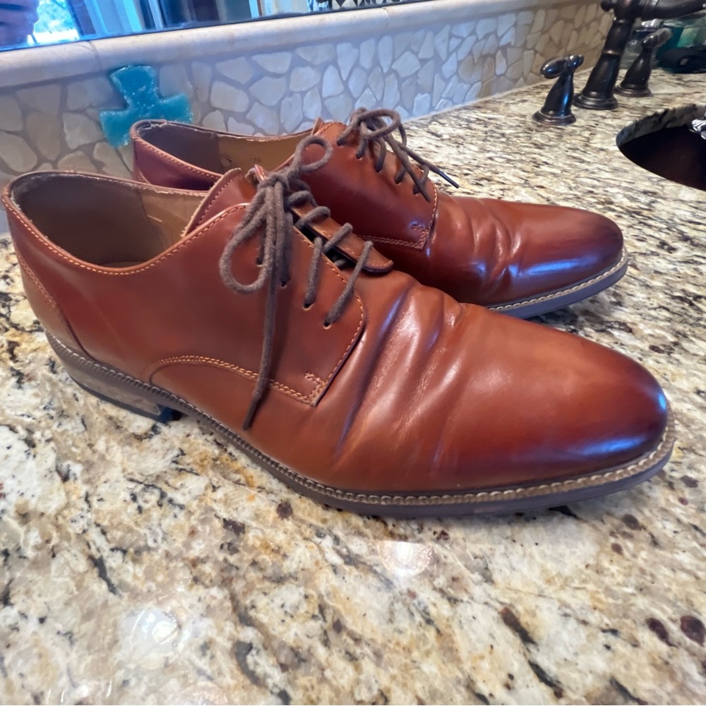 Men's Brown Leather Dress Shoes